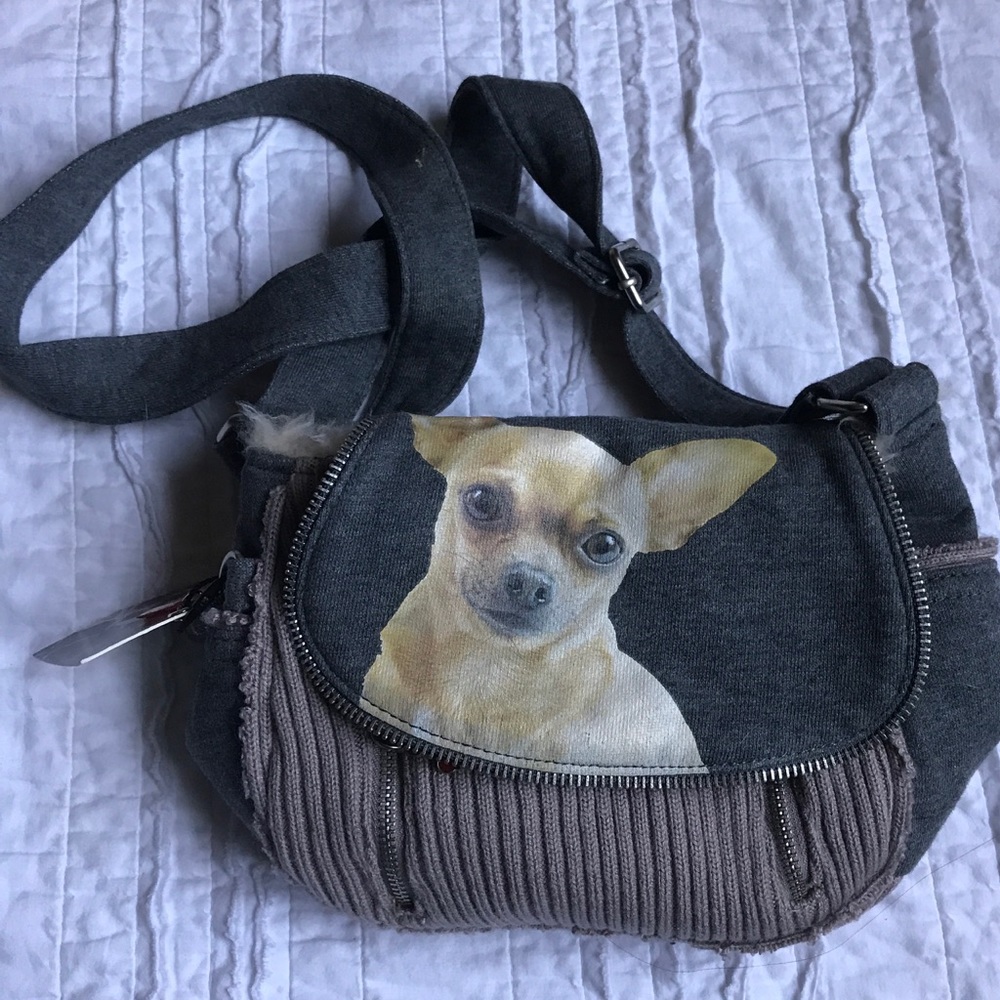 NWT Fuzzy Nation Chihuahua Bag